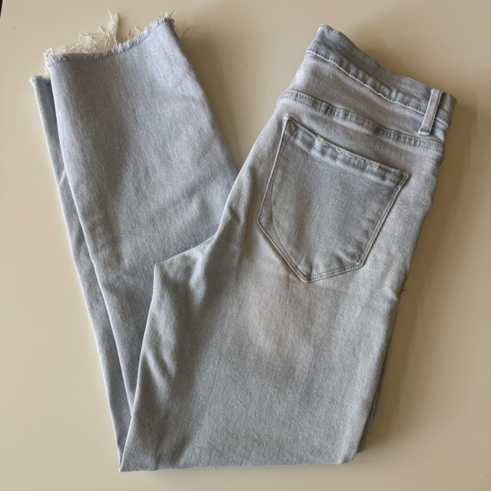 Kensie Vintage Luxe The Slim Raw Hem Ankle Stretch Jeans Women’s size 6/8